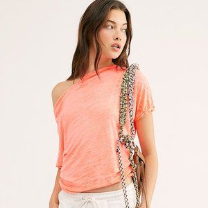 NWOT We the Free | Astrid Coral Crew Neck Tee XS